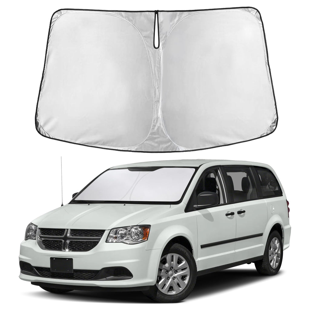 Autovir Windshield Sun Shade, Front car Window Shades Sun Visors