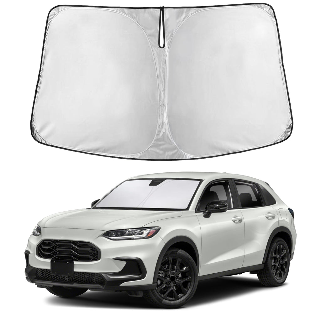 EcoNour RV Windshield Sunshade | Reflective RV Windshield Cover for UV Rays & Heat Protection, Keeps Your RV Motorhome Cool | Shades for RV Fits RVs, Trucks, Motorhomes, Buses | XXXXX-Large 102"x51"