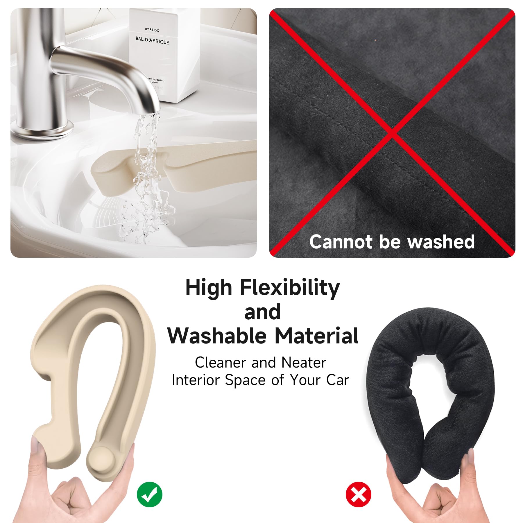 Givifive 3-in-1 Car Seat Gap Filler & Organizer Set