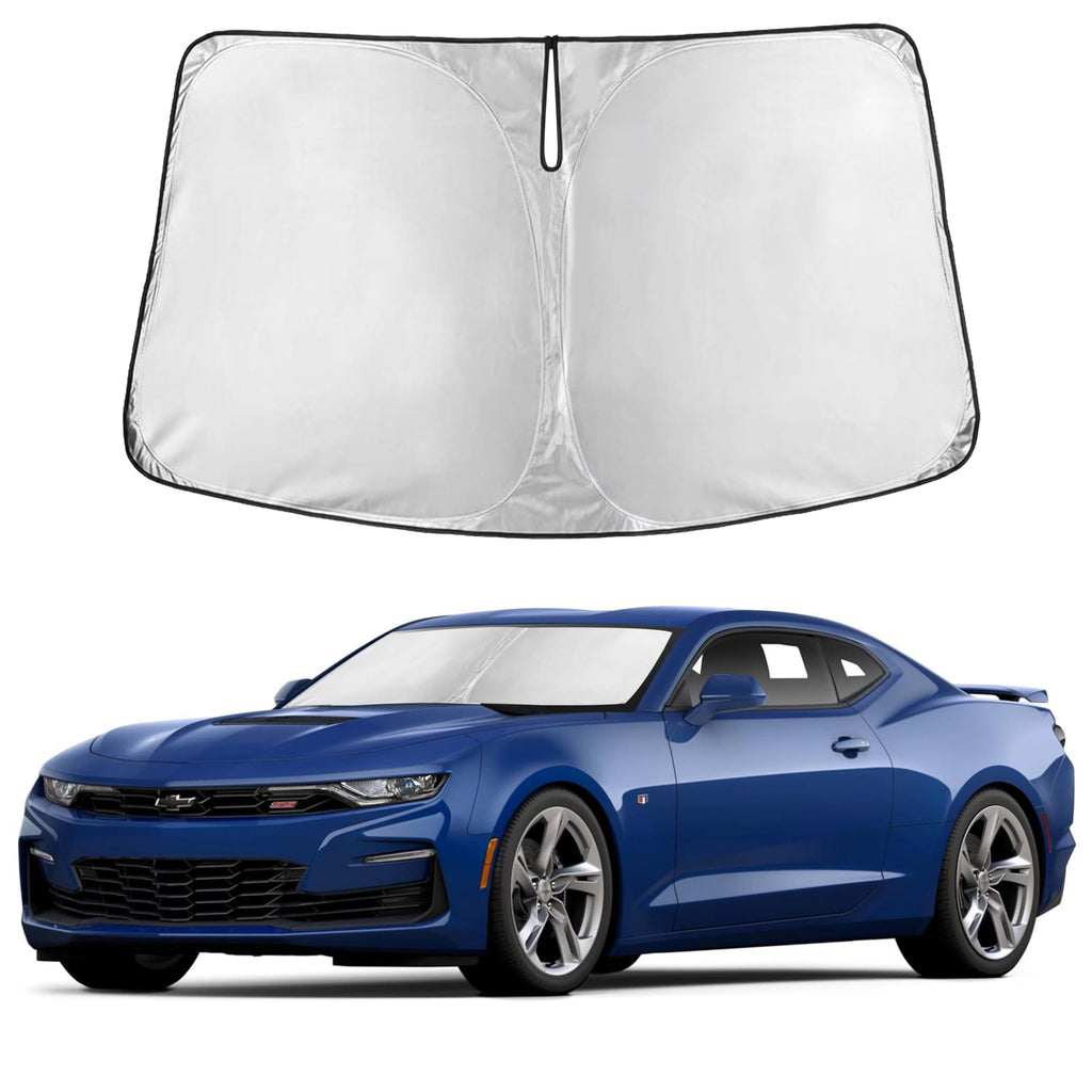 Autovir Windshield Sun Shade, Front car Window Shades Sun Visors