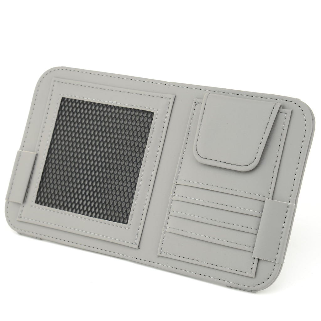 Leather Car Sun Visor Organizer & Document Holder