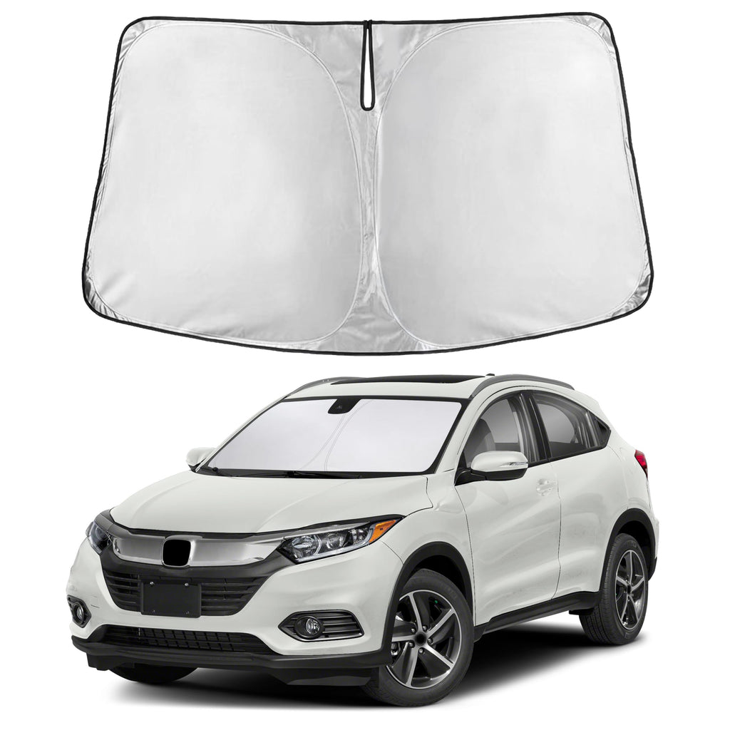 Autovir Windshield Sun Shade, Front car Window Shades Sun Visors