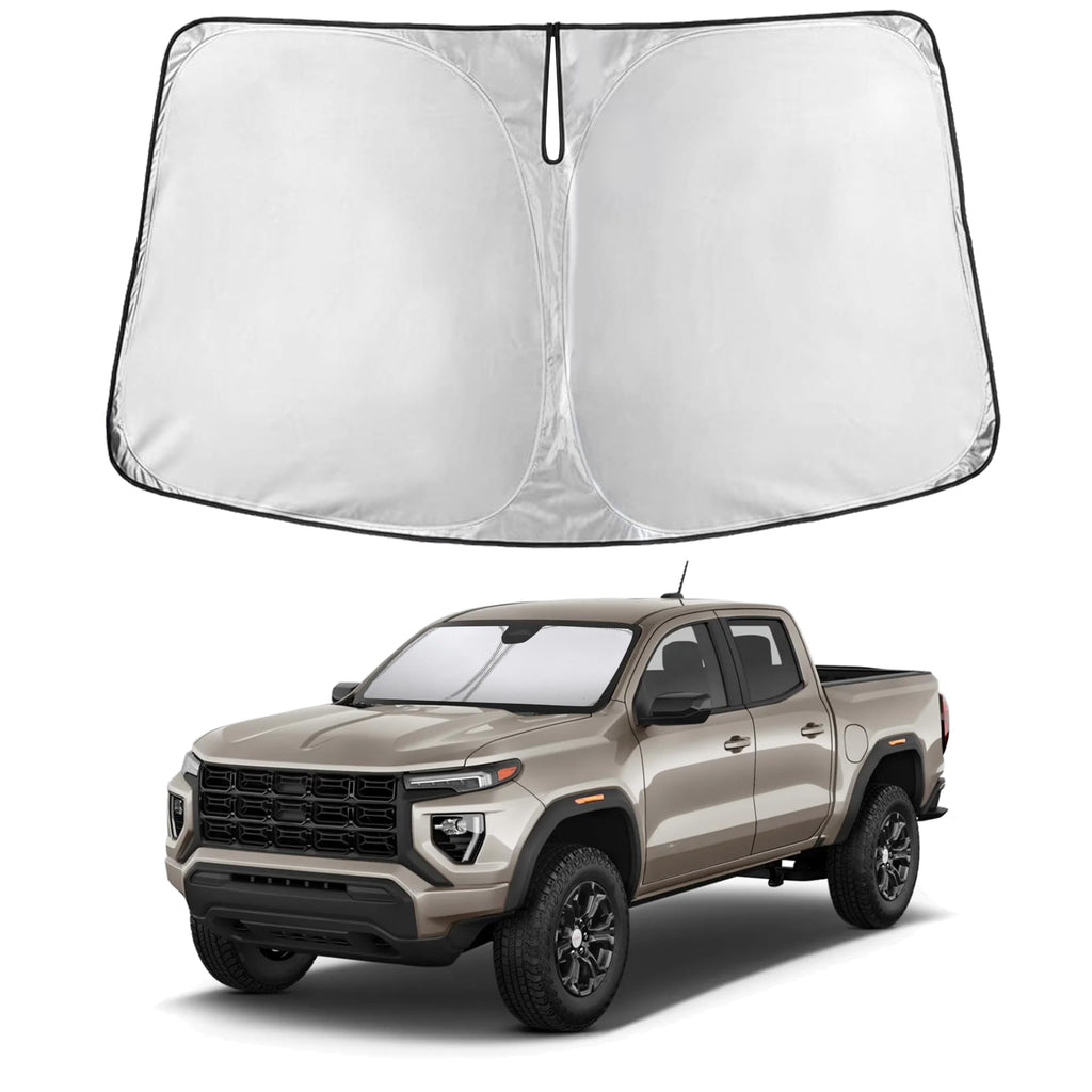 EcoNour RV Windshield Sunshade | Reflective RV Windshield Cover for UV Rays & Heat Protection, Keeps Your RV Motorhome Cool | Shades for RV Fits RVs, Trucks, Motorhomes, Buses | XXXXX-Large 102"x51"