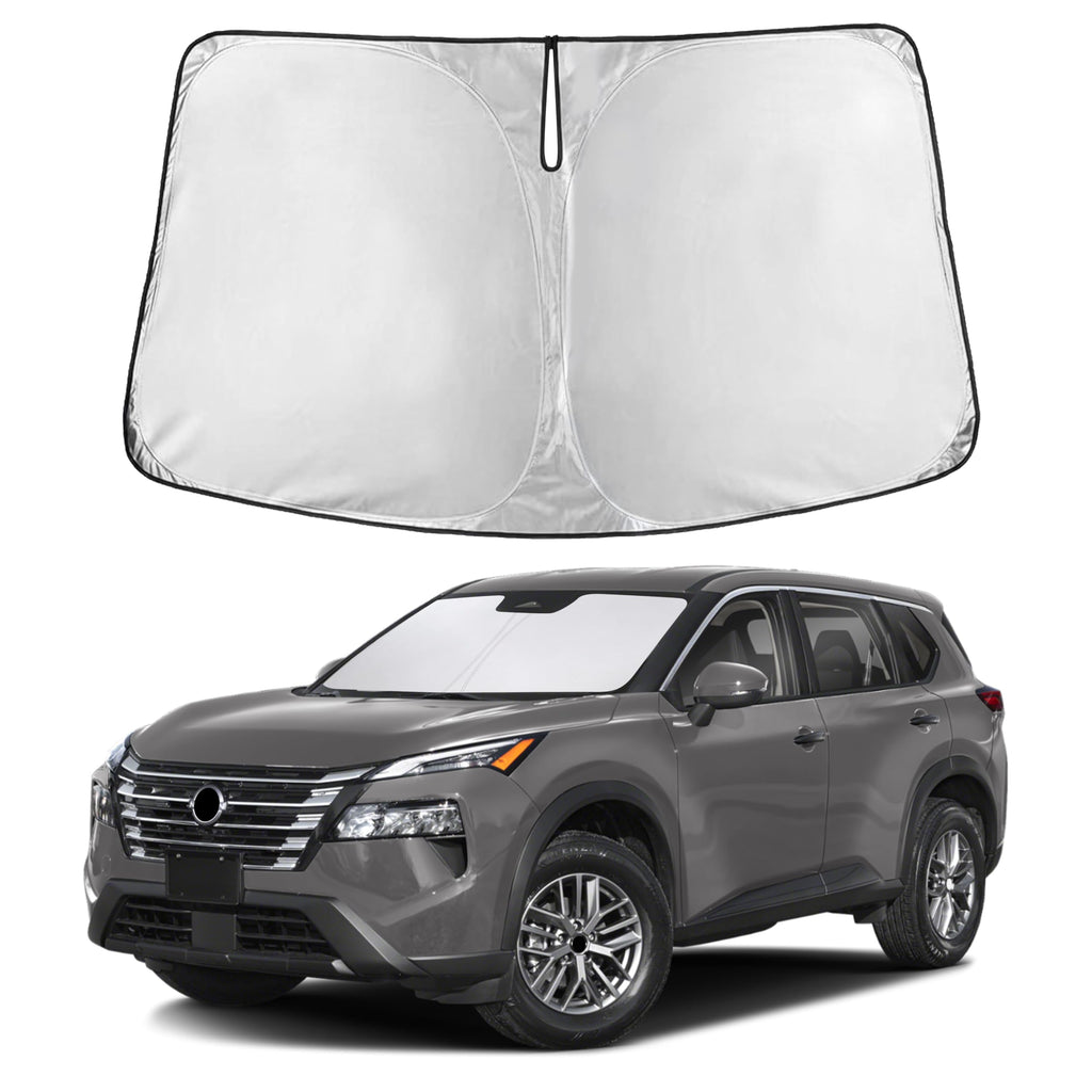Autovir Windshield Sun Shade, Front car Window Shades Sun Visors