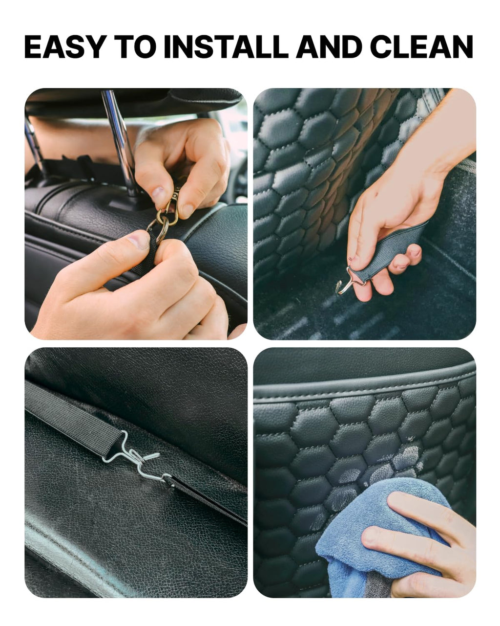 Owleys Backseat Organizer & Kick Mat Seat Protector