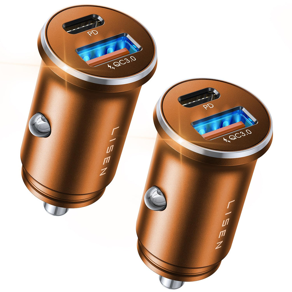 LISEN 95W Dual-Port USB-C PD Fast Car Charger