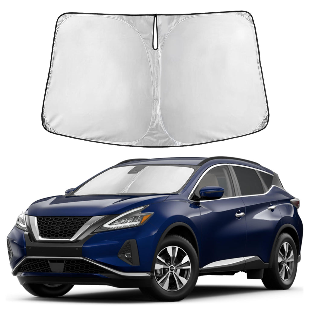 Autovir Windshield Sun Shade, Front car Window Shades Sun Visors