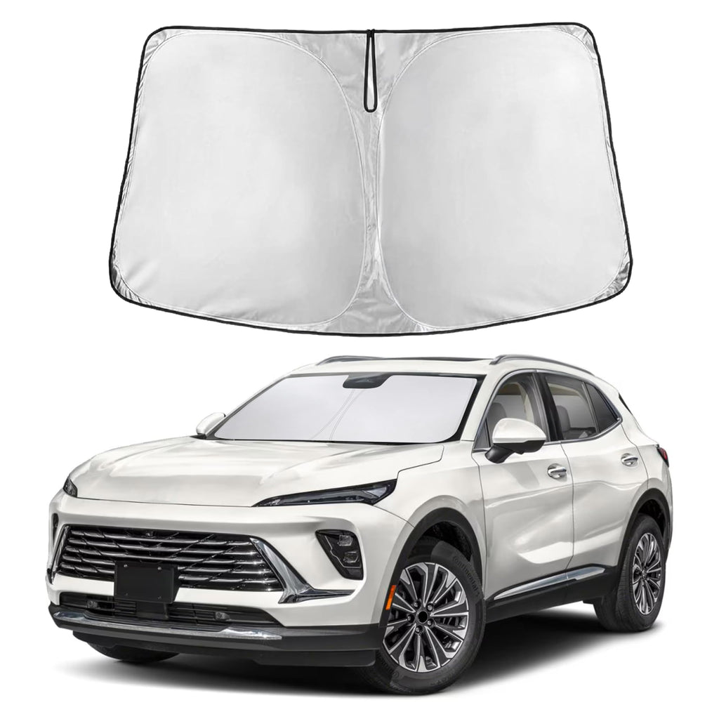 EcoNour RV Windshield Sunshade | Reflective RV Windshield Cover for UV Rays & Heat Protection, Keeps Your RV Motorhome Cool | Shades for RV Fits RVs, Trucks, Motorhomes, Buses | XXXXX-Large 102"x51"