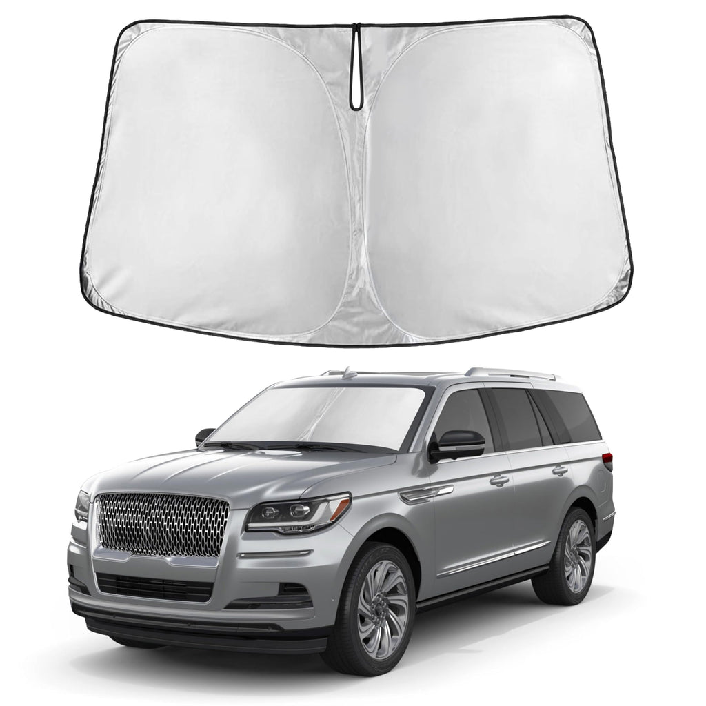 Autovir Windshield Sun Shade, Front car Window Shades Sun Visors