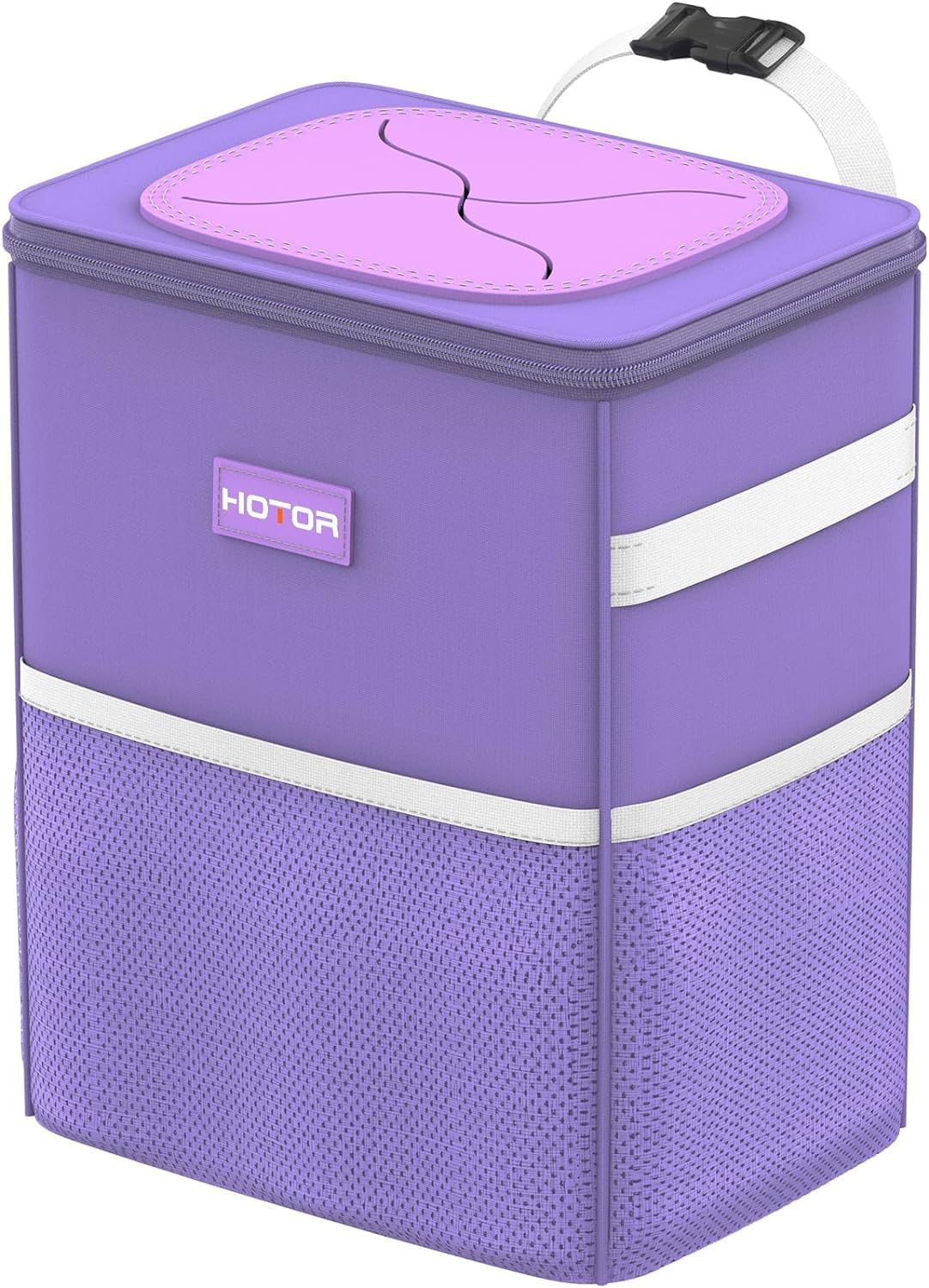 HOTOR Compact Waterproof Leak-Proof Car Trash Can