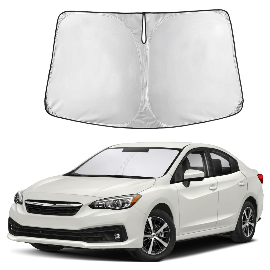 Autovir Windshield Sun Shade, Front car Window Shades Sun Visors
