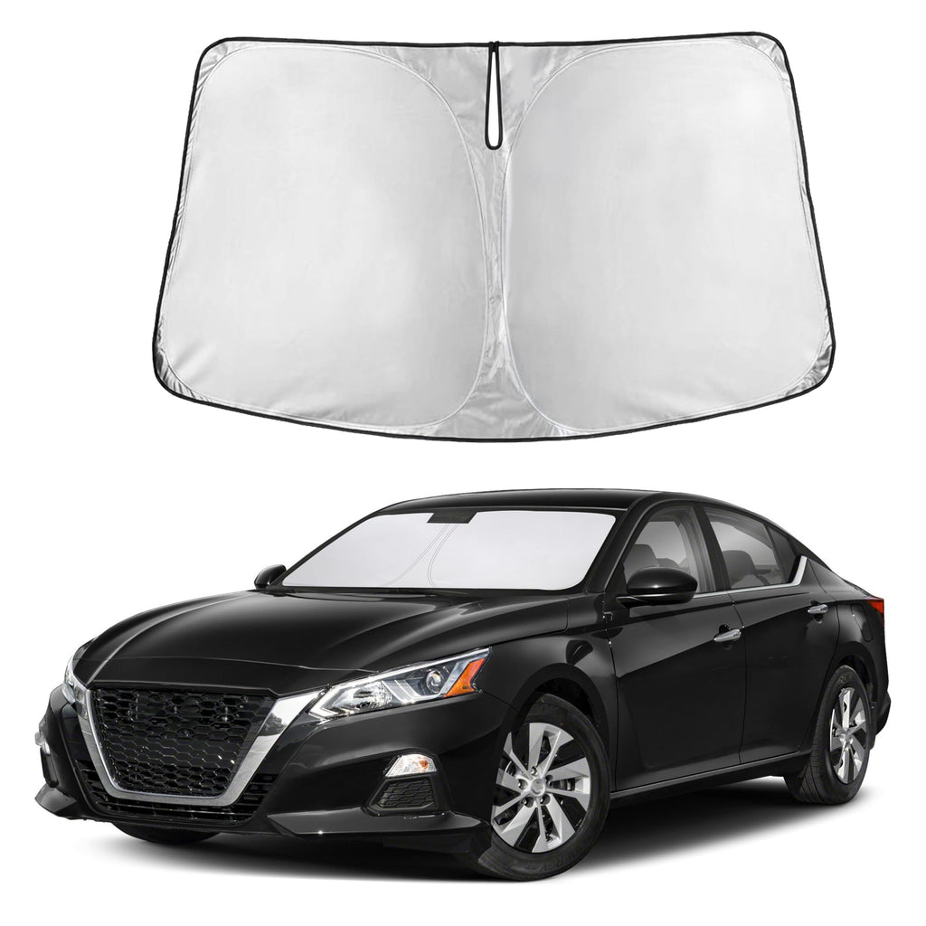 Autovir Windshield Sun Shade, Front car Window Shades Sun Visors