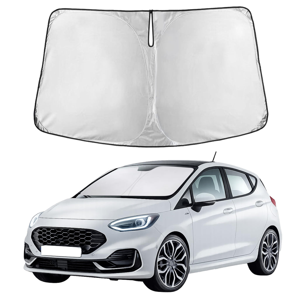 EcoNour RV Windshield Sunshade | Reflective RV Windshield Cover for UV Rays & Heat Protection, Keeps Your RV Motorhome Cool | Shades for RV Fits RVs, Trucks, Motorhomes, Buses | XXXXX-Large 102"x51"