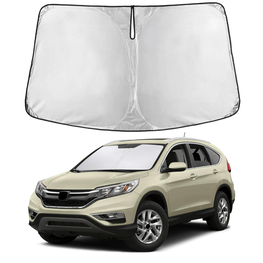 EcoNour RV Windshield Sunshade | Reflective RV Windshield Cover for UV Rays & Heat Protection, Keeps Your RV Motorhome Cool | Shades for RV Fits RVs, Trucks, Motorhomes, Buses | XXXXX-Large 102"x51"
