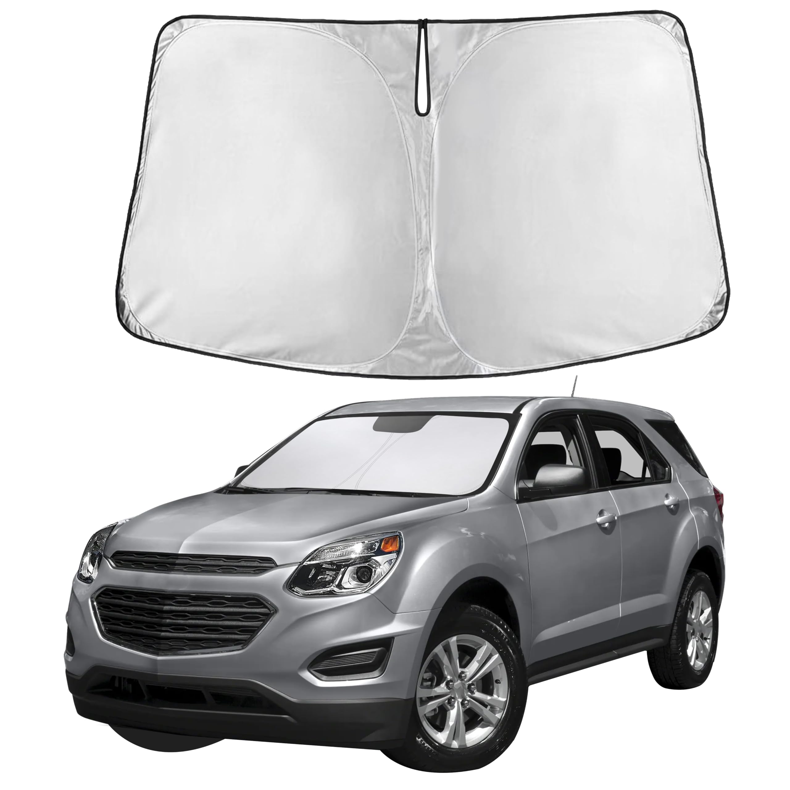 Autovir Windshield Sun Shade, Front car Window Shades Sun Visors