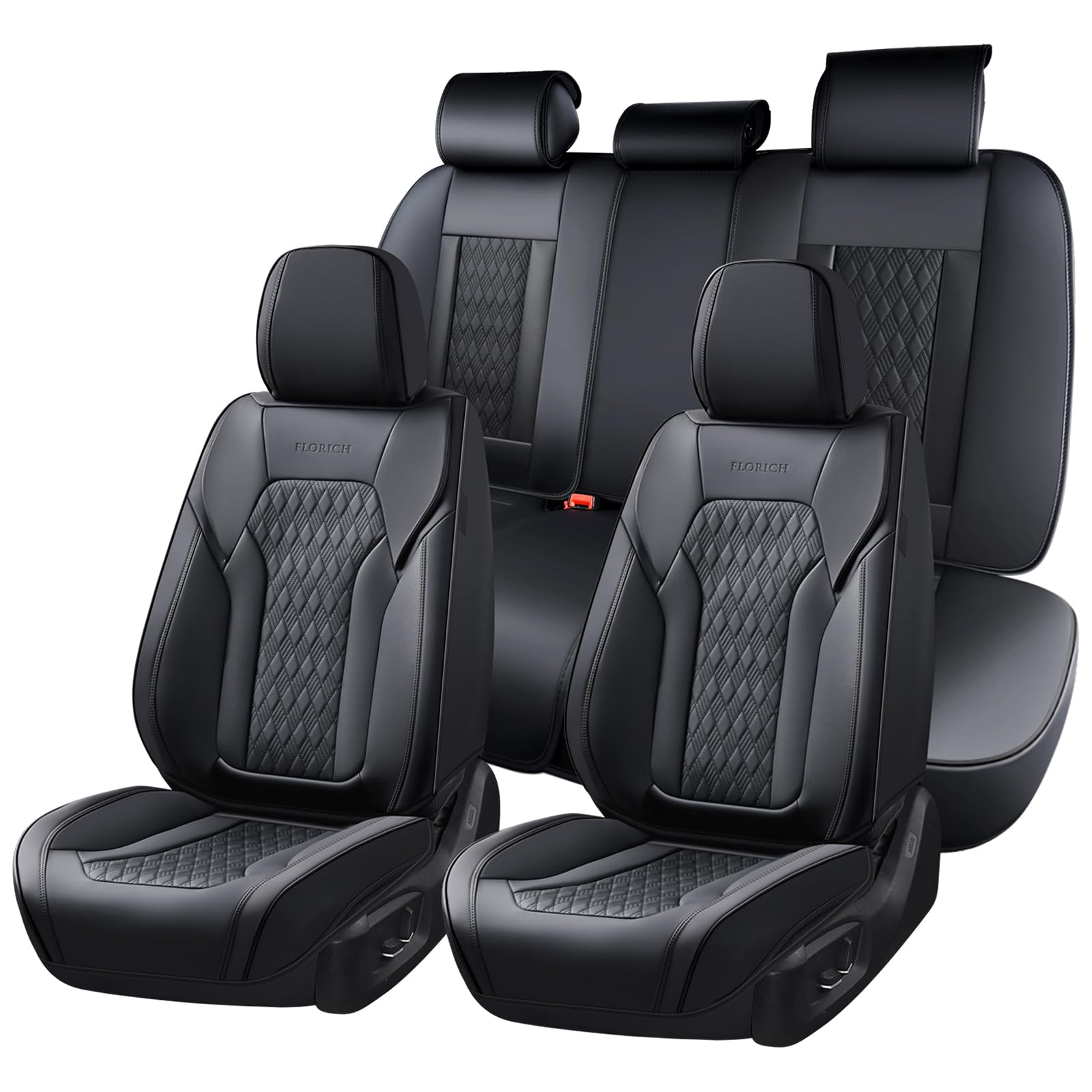 FLORICH Seat Covers, Leather Seat Covers, Luxury Car Seat Covers