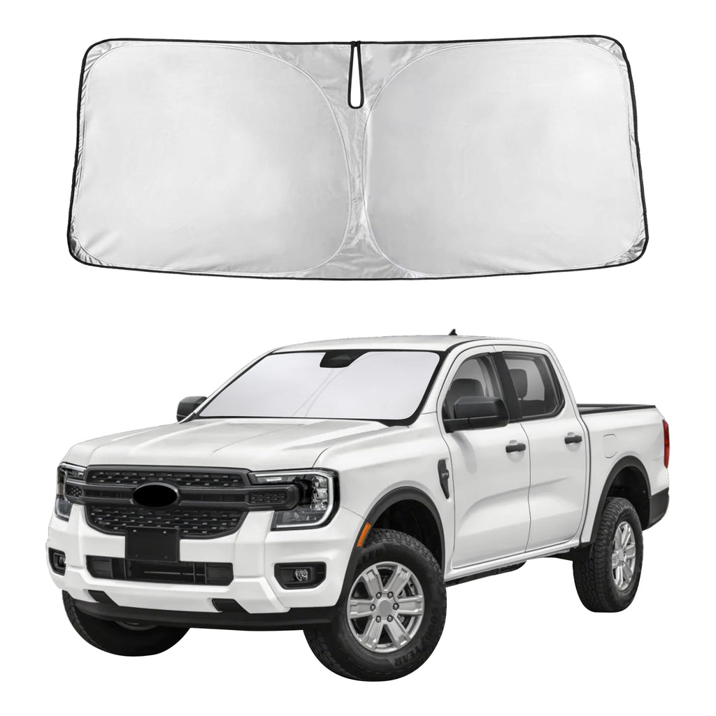 Autovir Windshield Sun Shade, Front car Window Shades Sun Visors