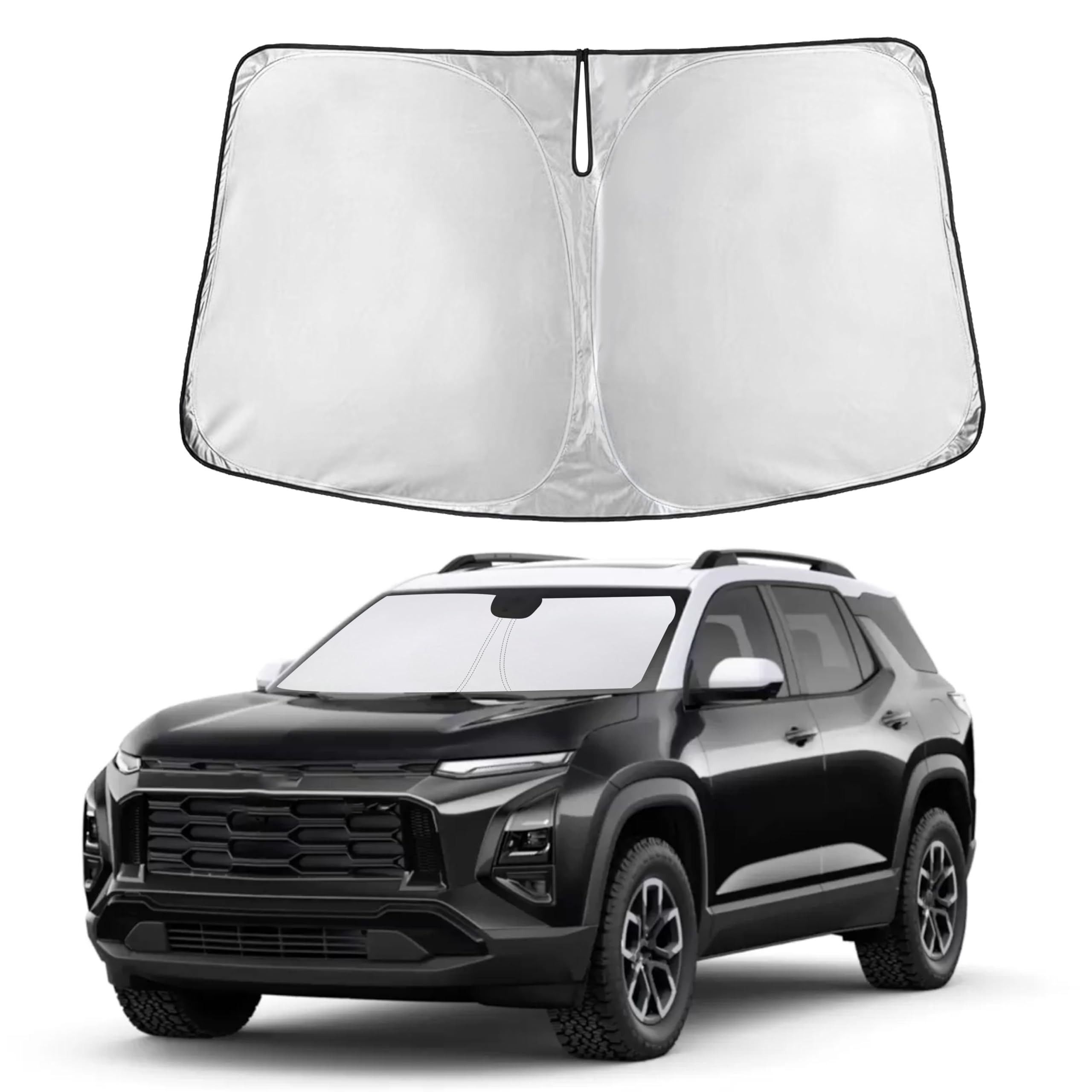 Autovir Windshield Sun Shade, Front car Window Shades Sun Visors