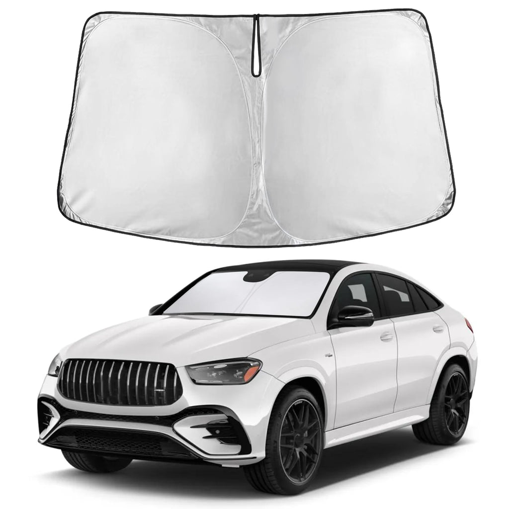 Autovir Windshield Sun Shade, Front car Window Shades Sun Visors