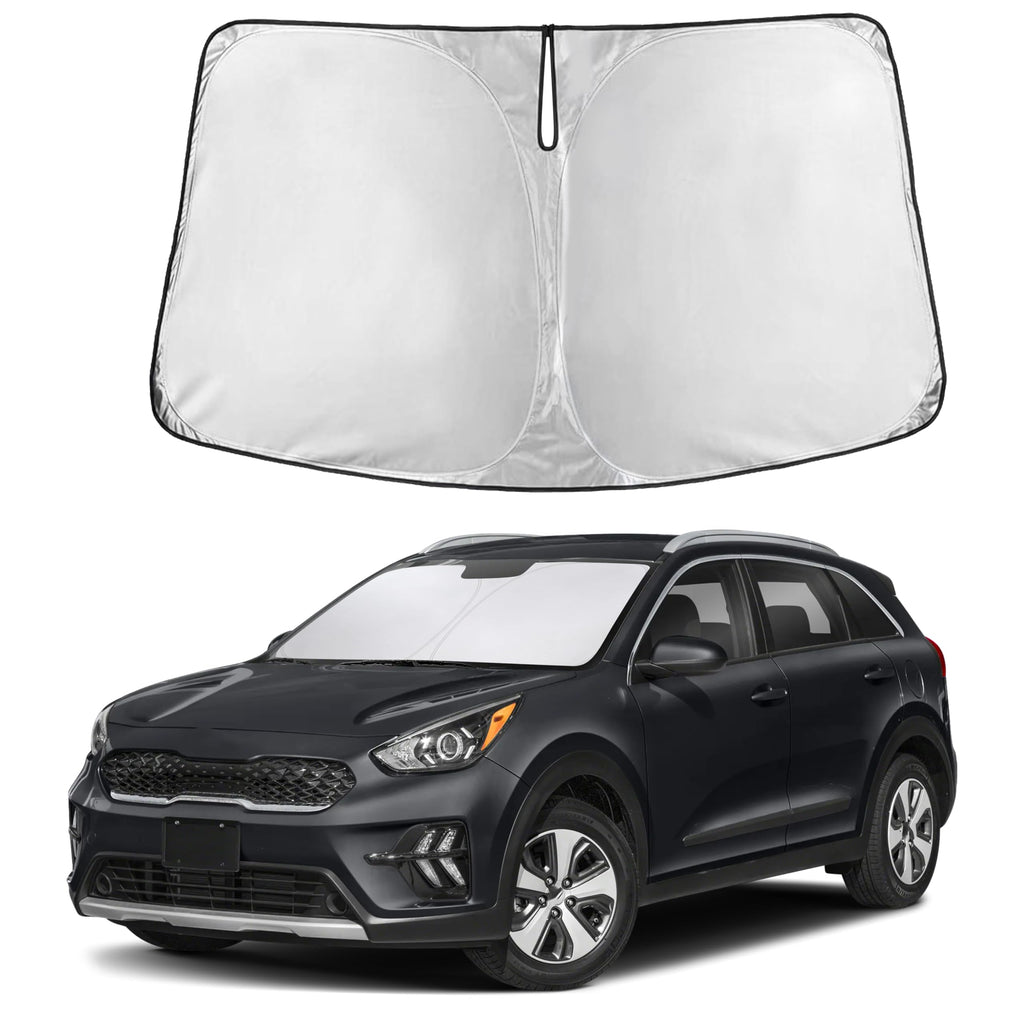 Autovir Windshield Sun Shade, Front car Window Shades Sun Visors