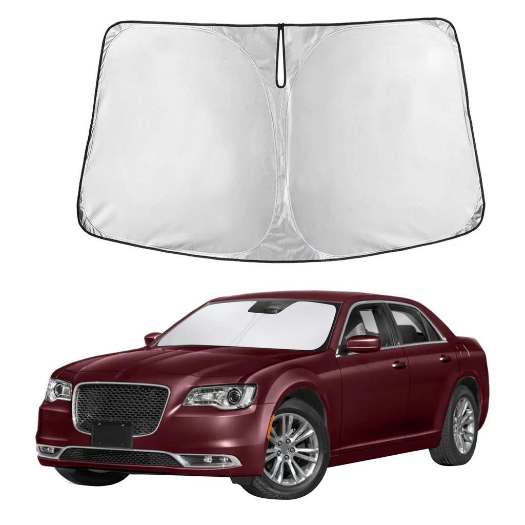 Autovir Windshield Sun Shade, Front car Window Shades Sun Visors