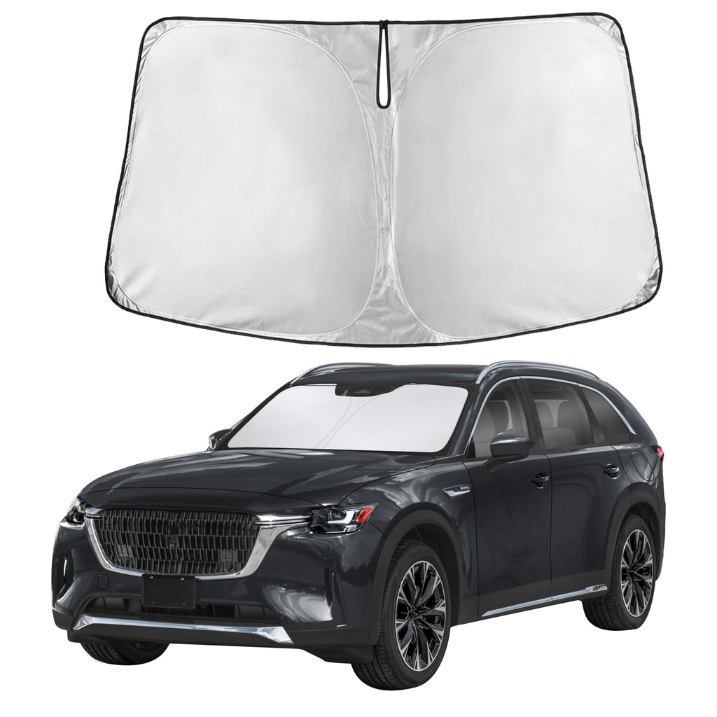 Autovir Windshield Sun Shade, Front car Window Shades Sun Visors