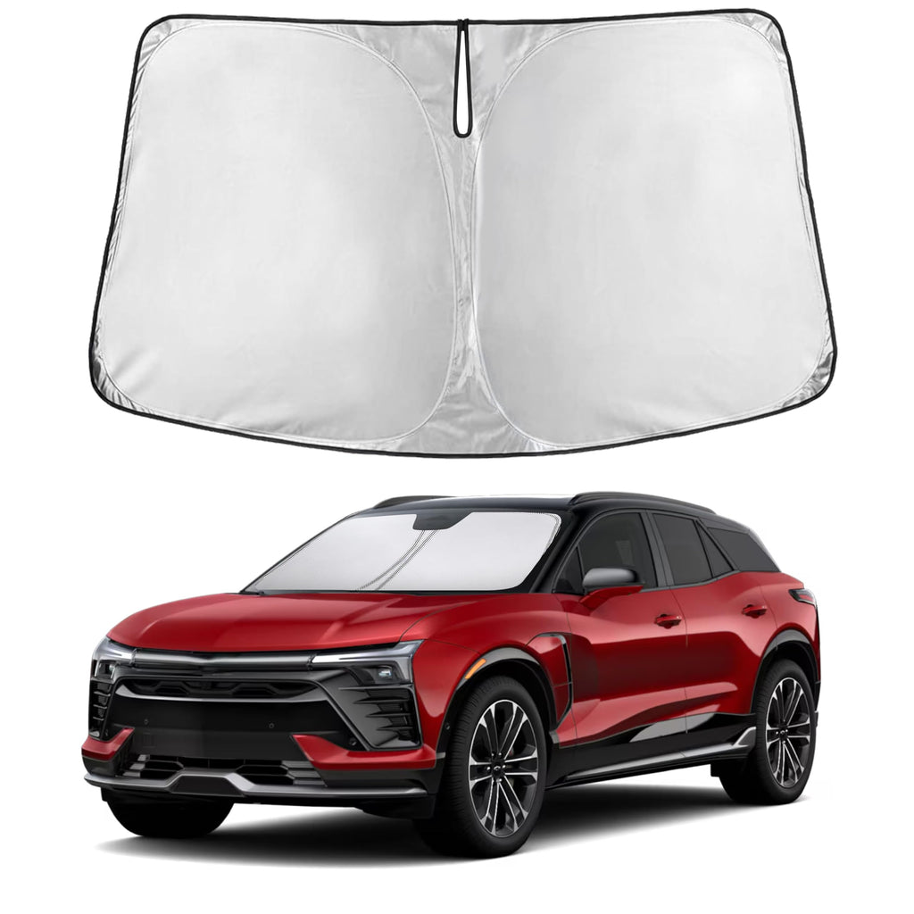 EcoNour RV Windshield Sunshade | Reflective RV Windshield Cover for UV Rays & Heat Protection, Keeps Your RV Motorhome Cool | Shades for RV Fits RVs, Trucks, Motorhomes, Buses | XXXXX-Large 102"x51"