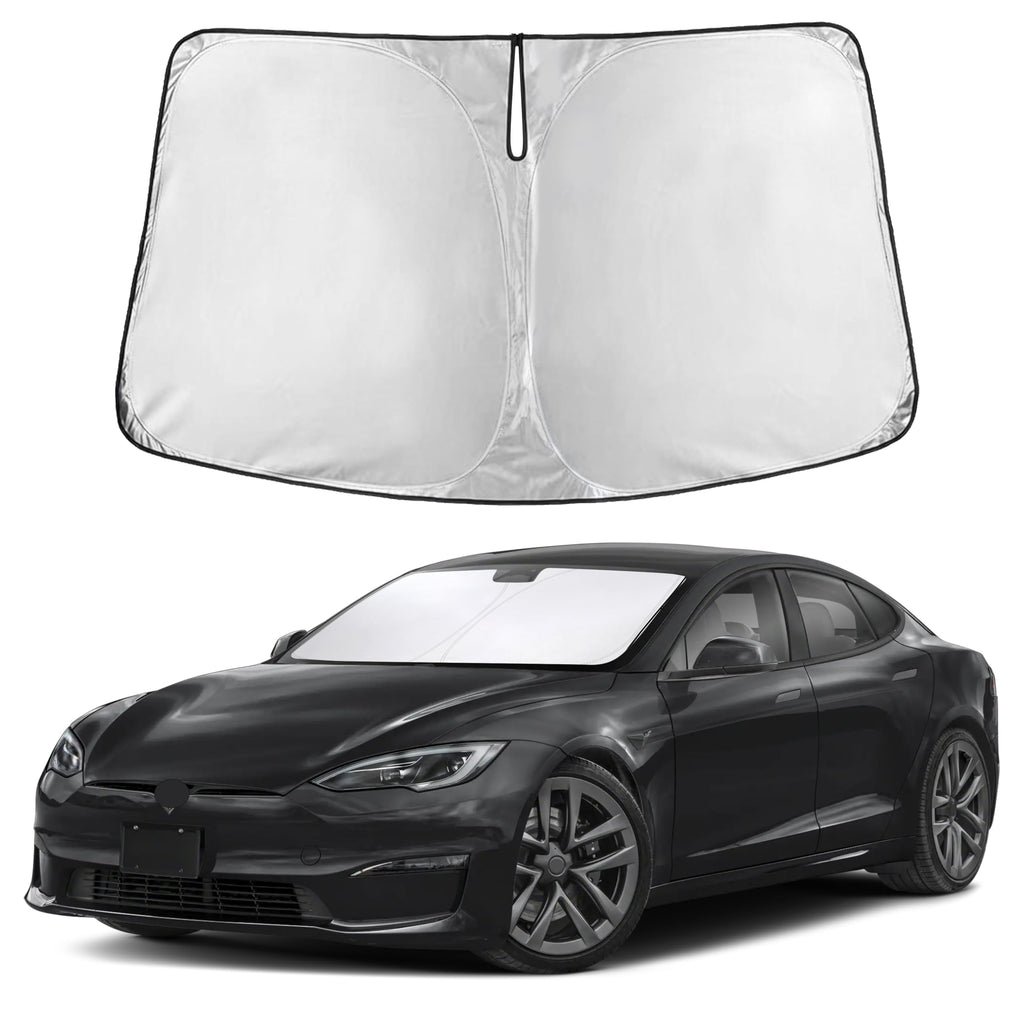 Autovir Windshield Sun Shade, Front car Window Shades Sun Visors