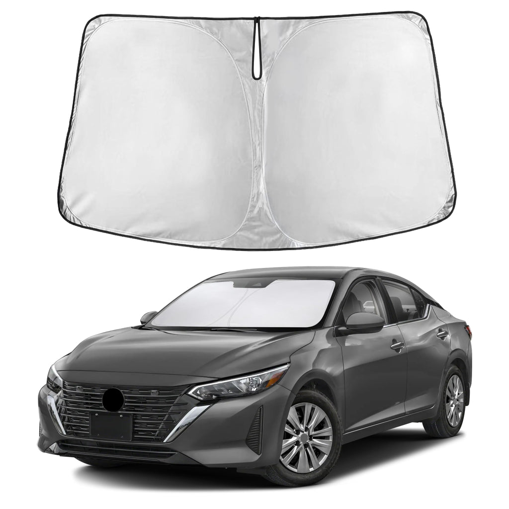 Autovir Windshield Sun Shade, Front car Window Shades Sun Visors