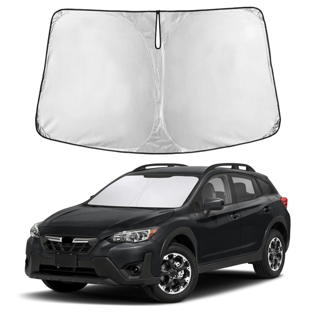 Autovir Windshield Sun Shade, Front car Window Shades Sun Visors