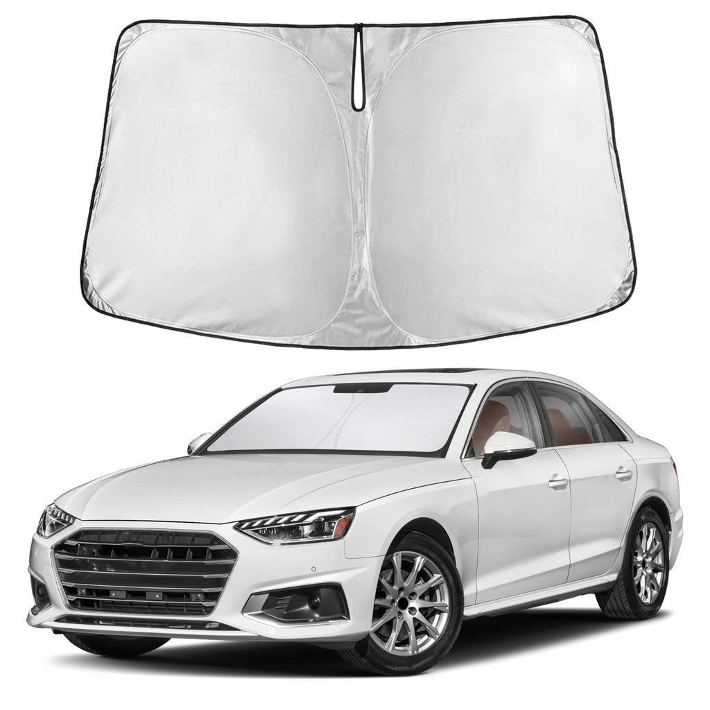 EcoNour RV Windshield Sunshade | Reflective RV Windshield Cover for UV Rays & Heat Protection, Keeps Your RV Motorhome Cool | Shades for RV Fits RVs, Trucks, Motorhomes, Buses | XXXXX-Large 102"x51"