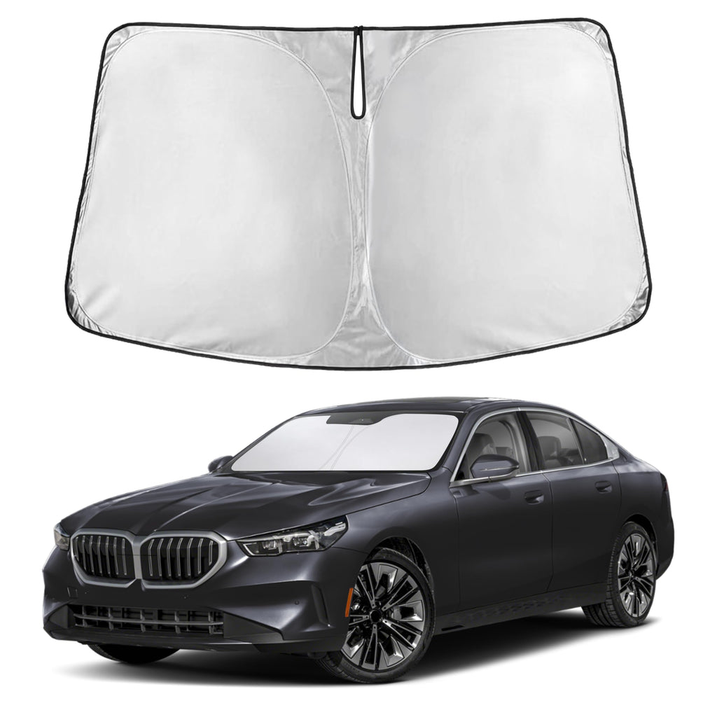 EcoNour RV Windshield Sunshade | Reflective RV Windshield Cover for UV Rays & Heat Protection, Keeps Your RV Motorhome Cool | Shades for RV Fits RVs, Trucks, Motorhomes, Buses | XXXXX-Large 102"x51"