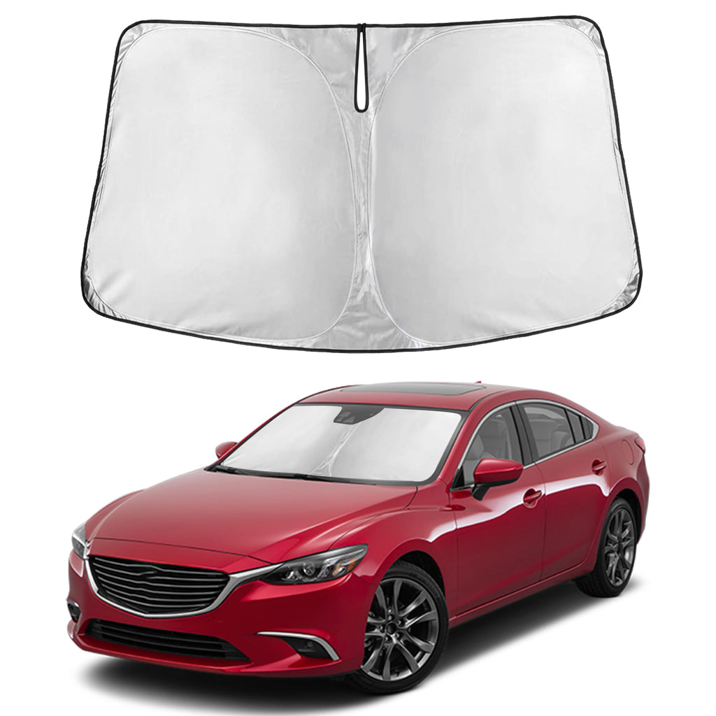 Autovir Windshield Sun Shade, Front car Window Shades Sun Visors