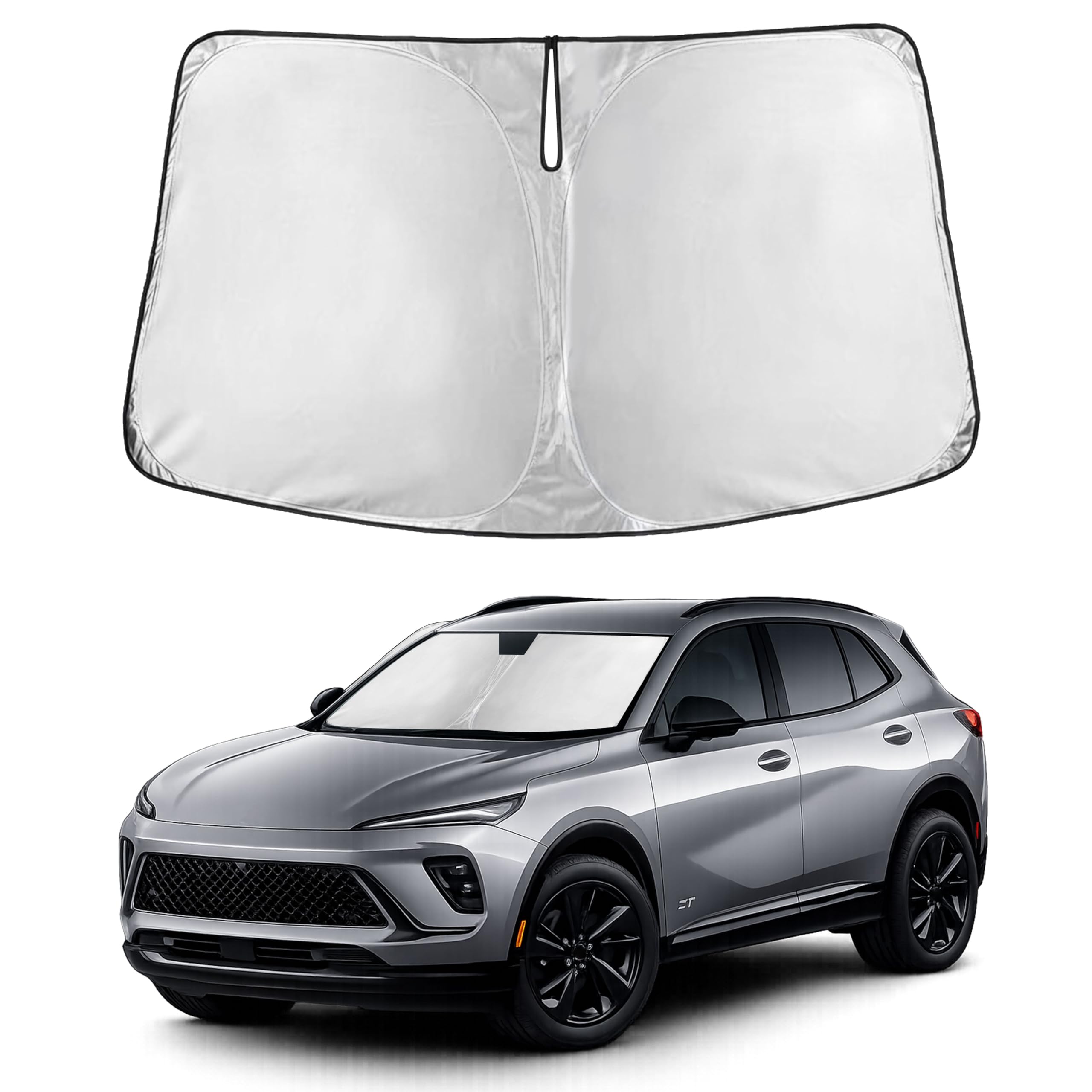 Autovir Windshield Sun Shade, Front car Window Shades Sun Visors