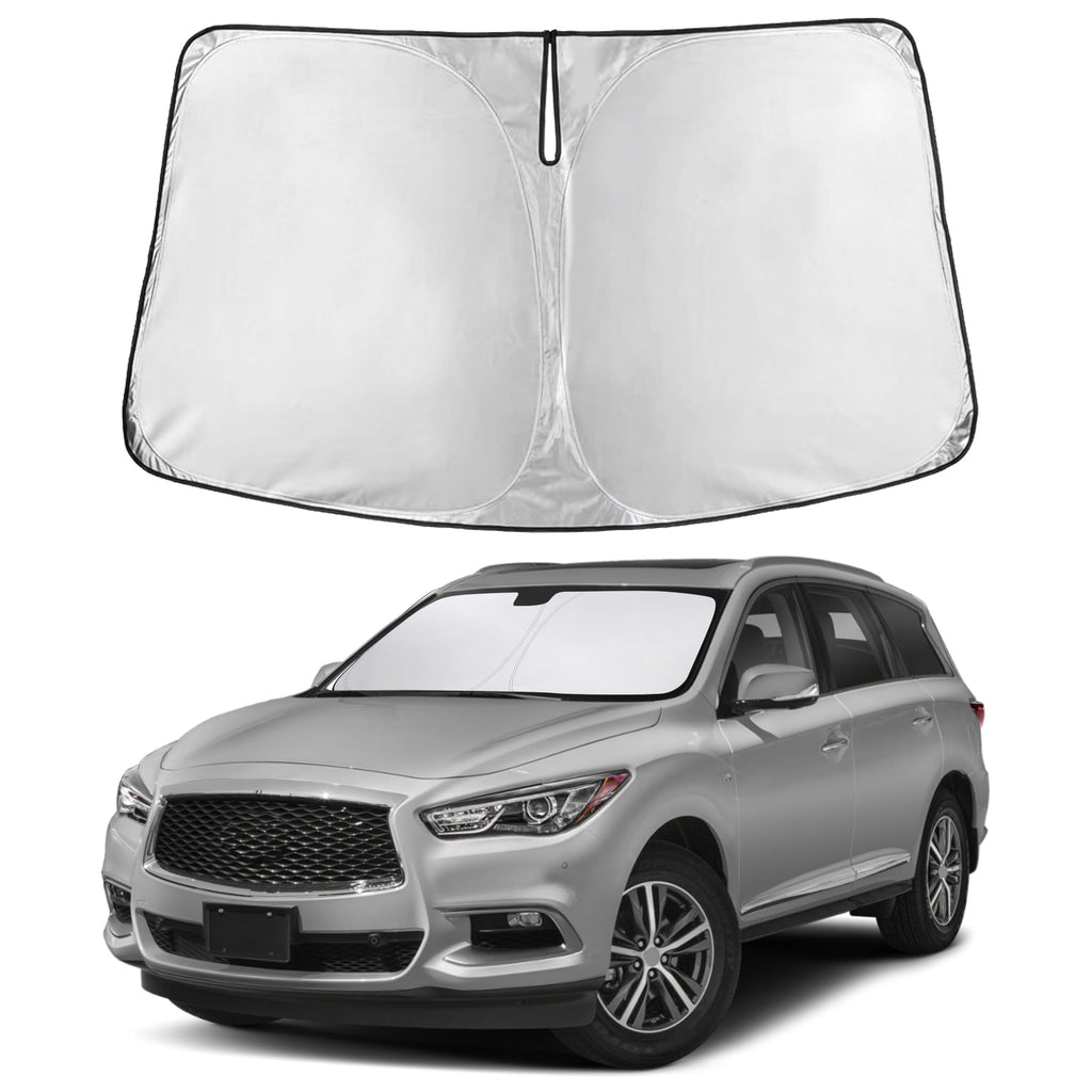 Autovir Windshield Sun Shade, Front car Window Shades Sun Visors