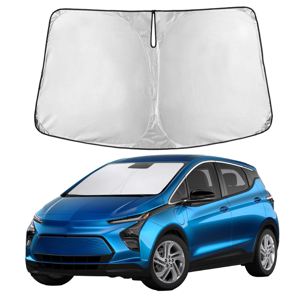 EcoNour RV Windshield Sunshade | Reflective RV Windshield Cover for UV Rays & Heat Protection, Keeps Your RV Motorhome Cool | Shades for RV Fits RVs, Trucks, Motorhomes, Buses | XXXXX-Large 102"x51"