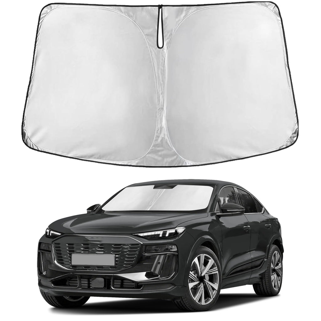 EcoNour RV Windshield Sunshade | Reflective RV Windshield Cover for UV Rays & Heat Protection, Keeps Your RV Motorhome Cool | Shades for RV Fits RVs, Trucks, Motorhomes, Buses | XXXXX-Large 102"x51"