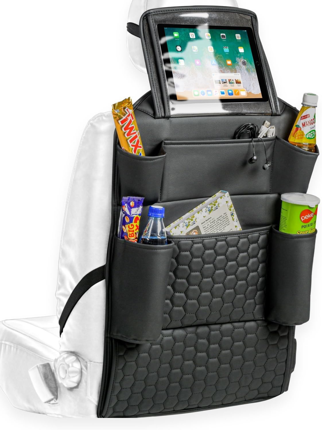 Owleys Backseat Organizer & Kick Mat Seat Protector
