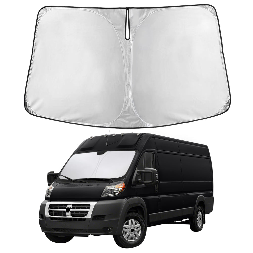Autovir Windshield Sun Shade, Front car Window Shades Sun Visors