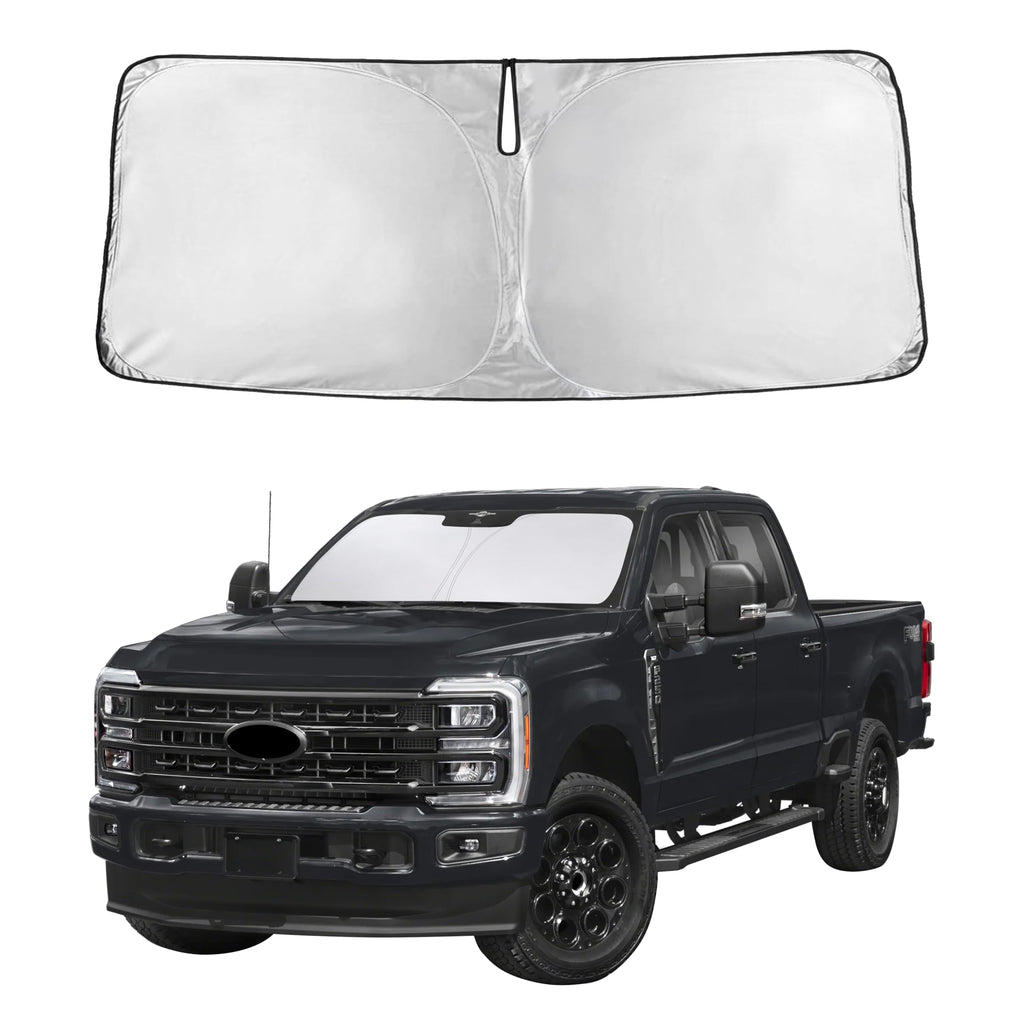Autovir Windshield Sun Shade, Front car Window Shades Sun Visors
