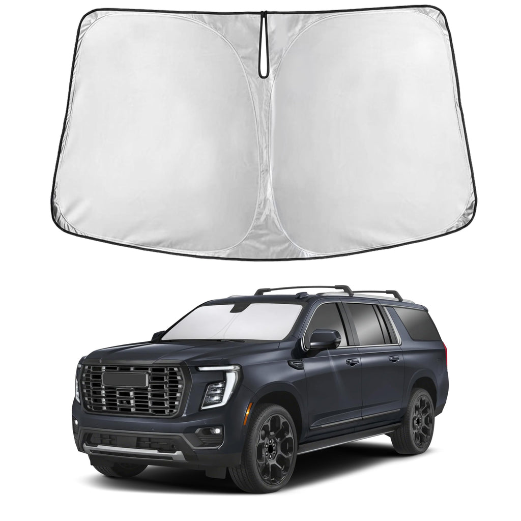 EcoNour RV Windshield Sunshade | Reflective RV Windshield Cover for UV Rays & Heat Protection, Keeps Your RV Motorhome Cool | Shades for RV Fits RVs, Trucks, Motorhomes, Buses | XXXXX-Large 102"x51"
