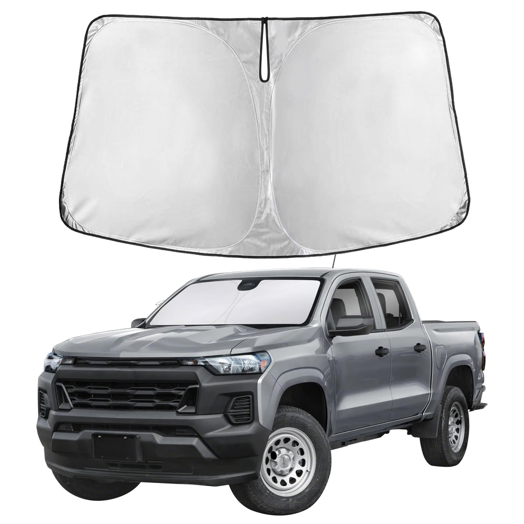 EcoNour RV Windshield Sunshade | Reflective RV Windshield Cover for UV Rays & Heat Protection, Keeps Your RV Motorhome Cool | Shades for RV Fits RVs, Trucks, Motorhomes, Buses | XXXXX-Large 102"x51"