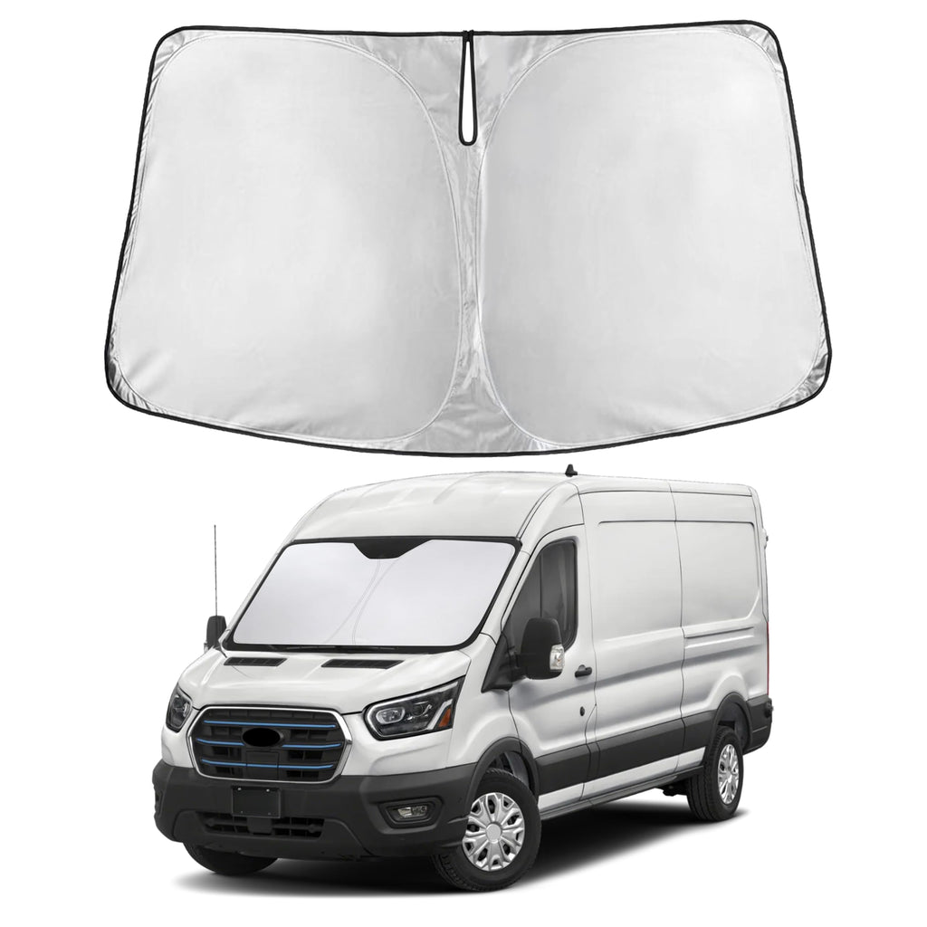 Autovir Windshield Sun Shade, Front car Window Shades Sun Visors