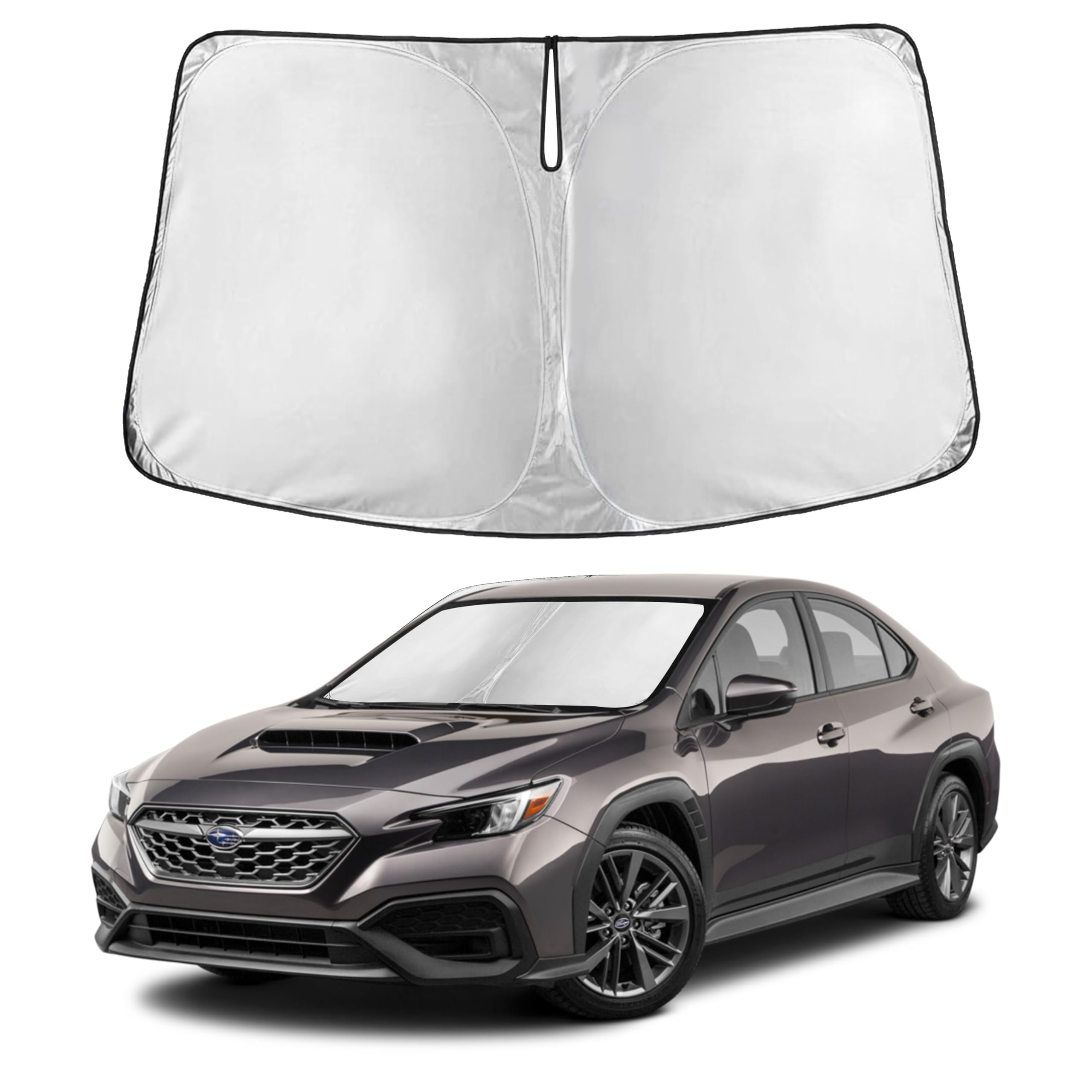 Autovir Windshield Sun Shade, Front car Window Shades Sun Visors