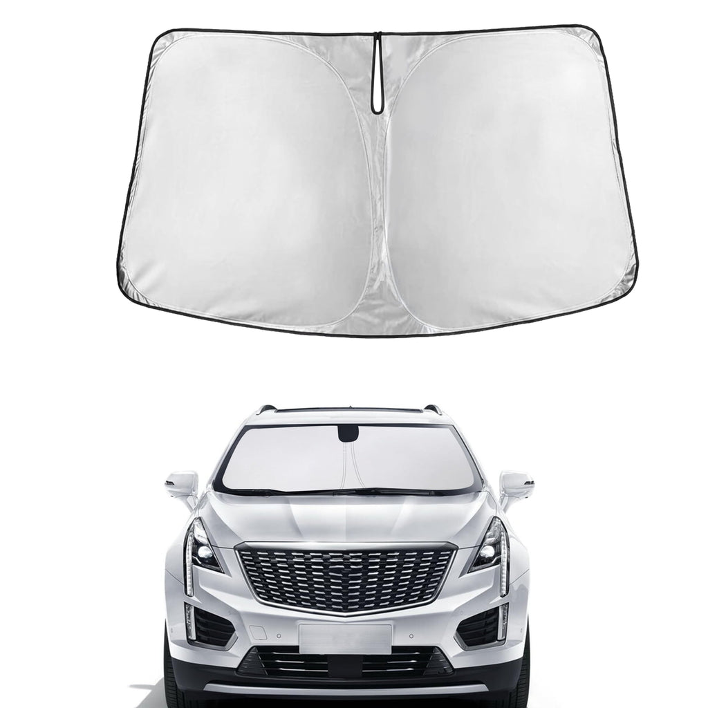 Autovir Windshield Sun Shade, Front car Window Shades Sun Visors