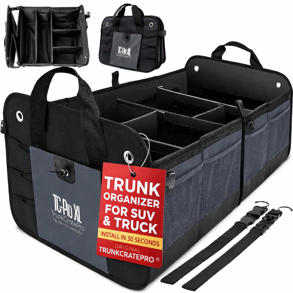 TrunkCratePro Collapsible SUV & Trunk Storage Organizer