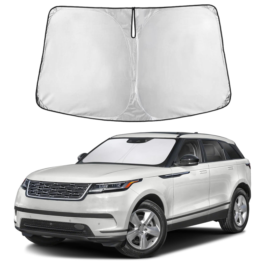Autovir Windshield Sun Shade, Front car Window Shades Sun Visors
