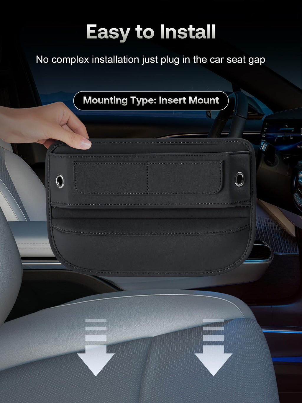 Owntow Car Seat Gap Filler Organizer for Vehicles