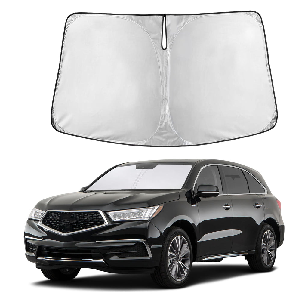 Autovir Windshield Sun Shade, Front car Window Shades Sun Visors