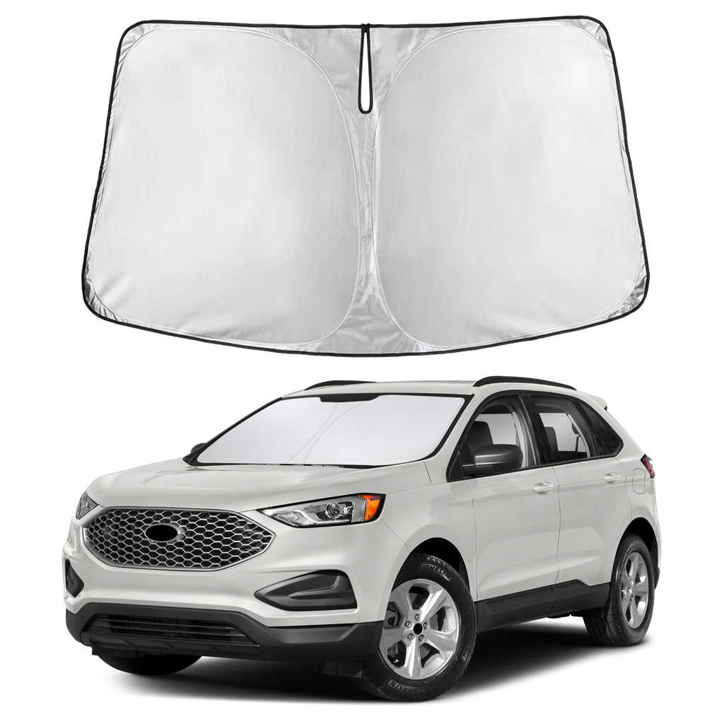 Autovir Windshield Sun Shade, Front car Window Shades Sun Visors